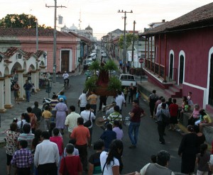 procession in San Marcos Nicaragua